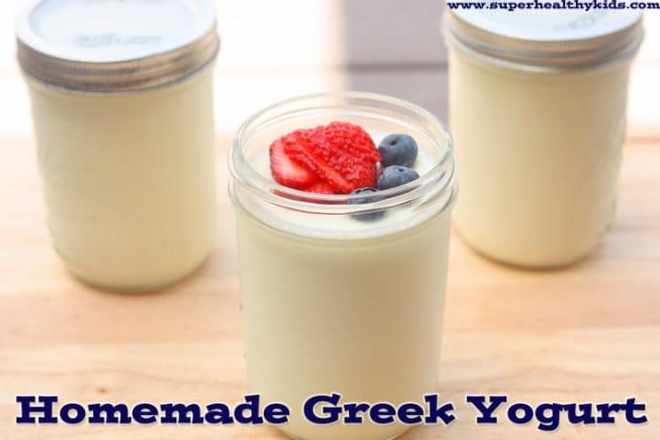 Homemade Greek Yogurt Recipe. We love how thick Greek Yogurt is, and now you can make your own! Higher in protein, and so creamy!